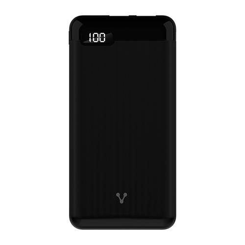 POWER BANK VORAGO PB-450 10000 mAh NEGRO USB Y TIPO C LCD - POWER BANK VORAGO PB-450 10000 mAh NEGRO USB Y TIPO C LCD -
